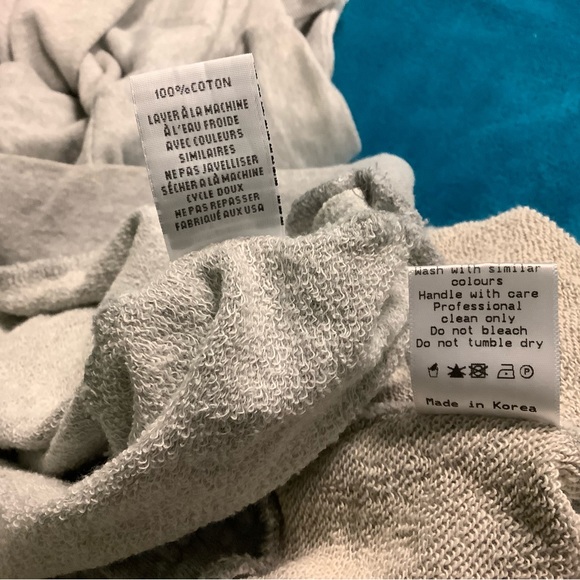 Storets Nadia High Rise Slash Wide-Leg Cropped Sweatpants XS/S - Picture 12 of 15